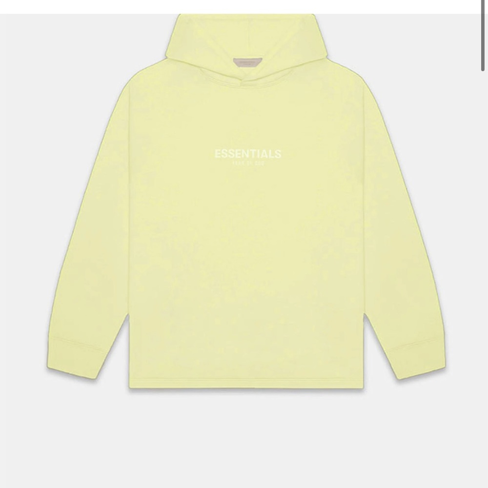 Essentials Canary Relaxed Hoodie-NWT